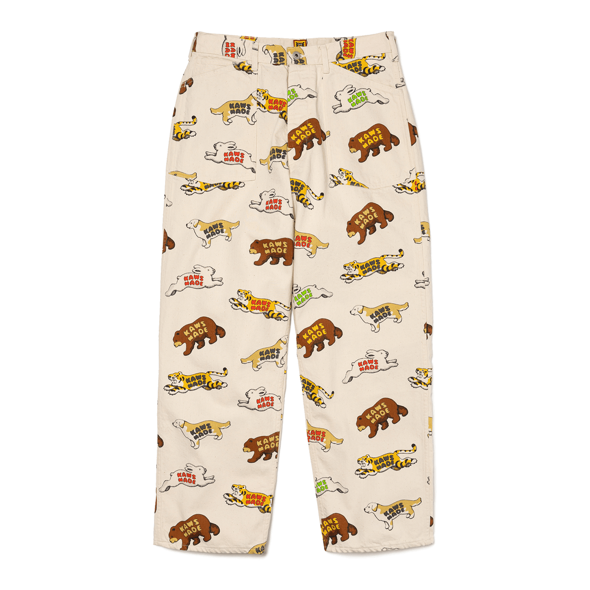 kawsmadeKAWS MADE ANIMAL PATTERNED PANTS - デニム/ジーンズ