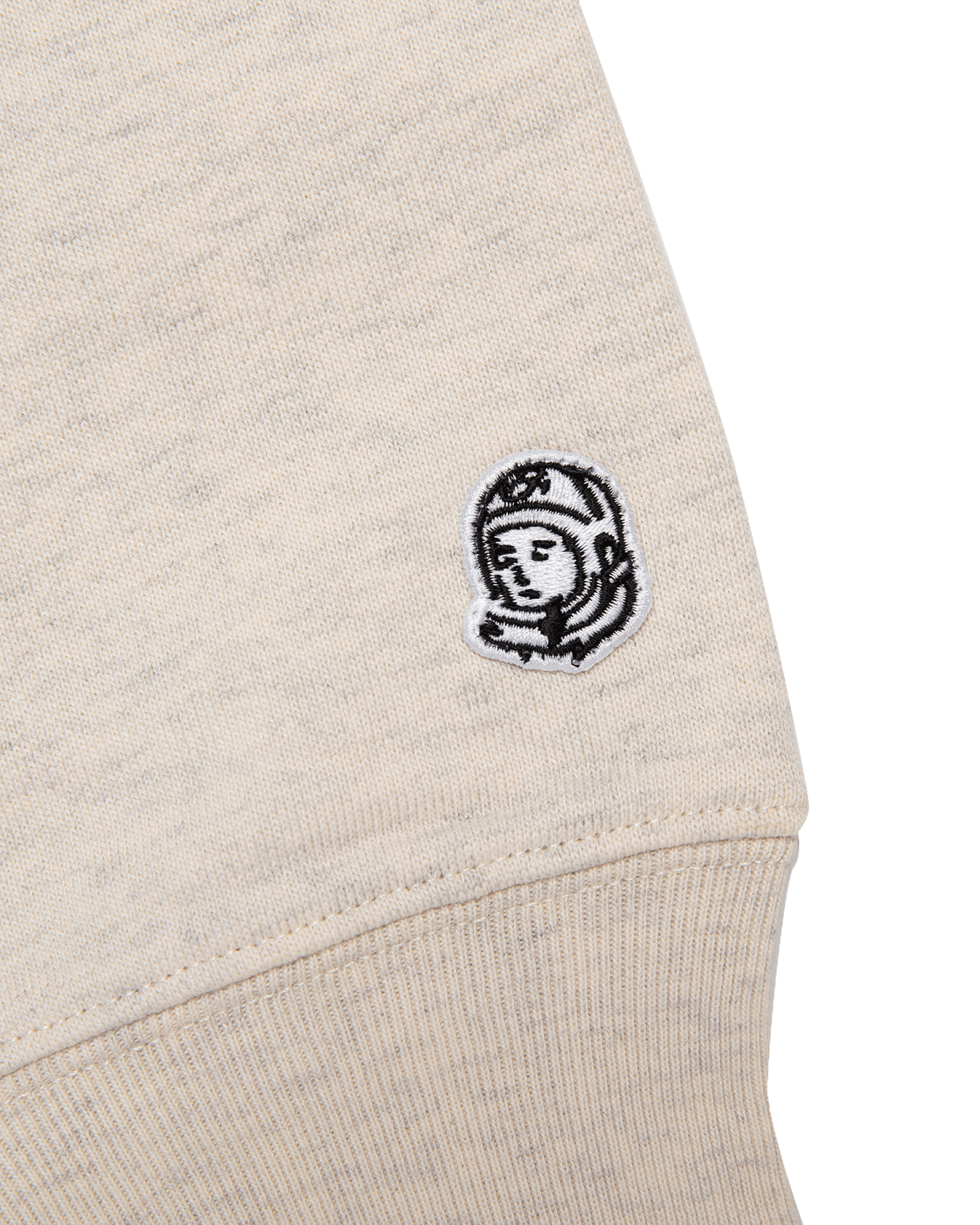 Flocked Helmet Head Crewneck