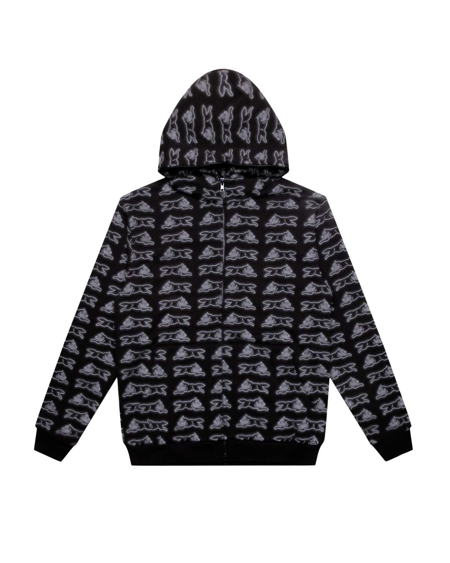 Full Zip 3M Running Dog Hoodie