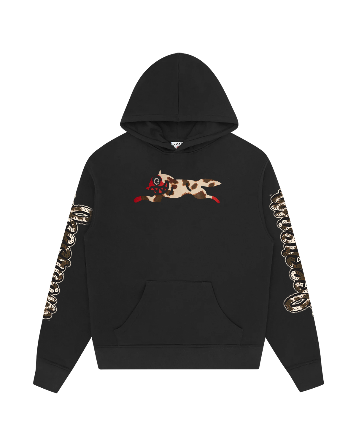 Animal Print Running Dog Heavyweight Hoodie