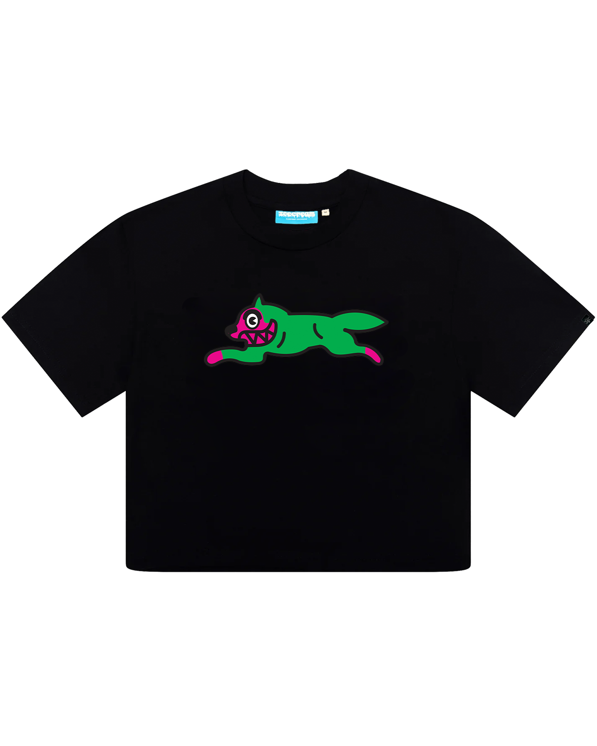 Womens Running Dog Cropped Tee