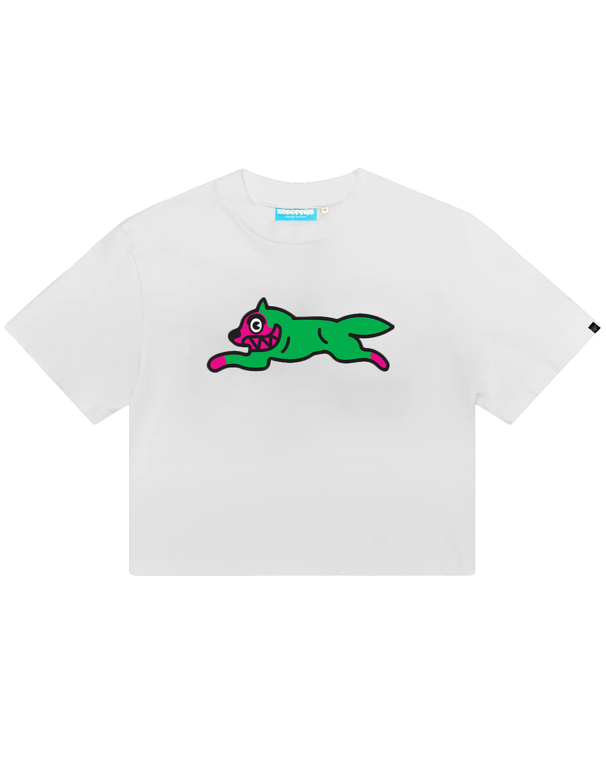 Womens Running Dog Cropped Tee