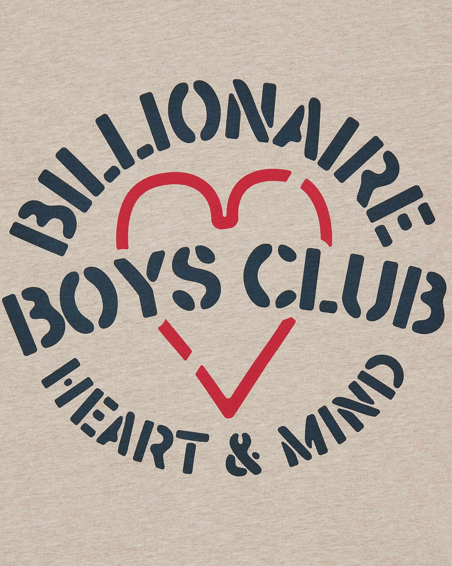 Camiseta flameada con logo estampado de Heart &amp; Mind