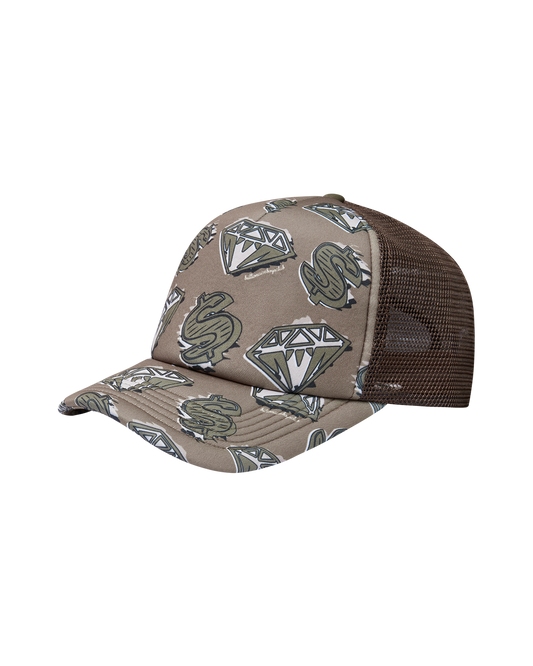 Diamonds & Dollars Trucker Cap