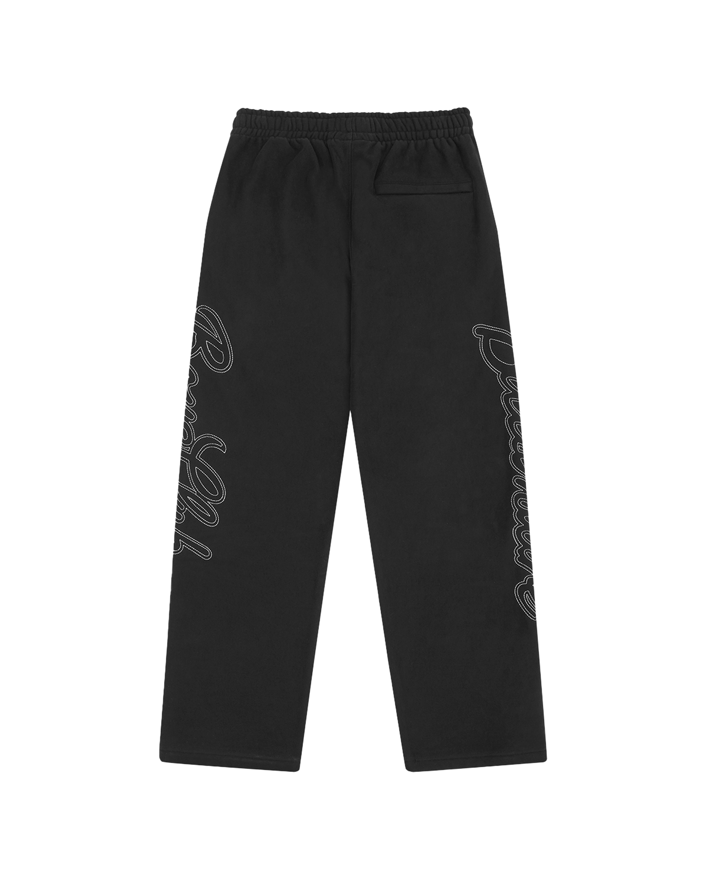 Script Logo Chainstitch Wide Leg Sweatpants