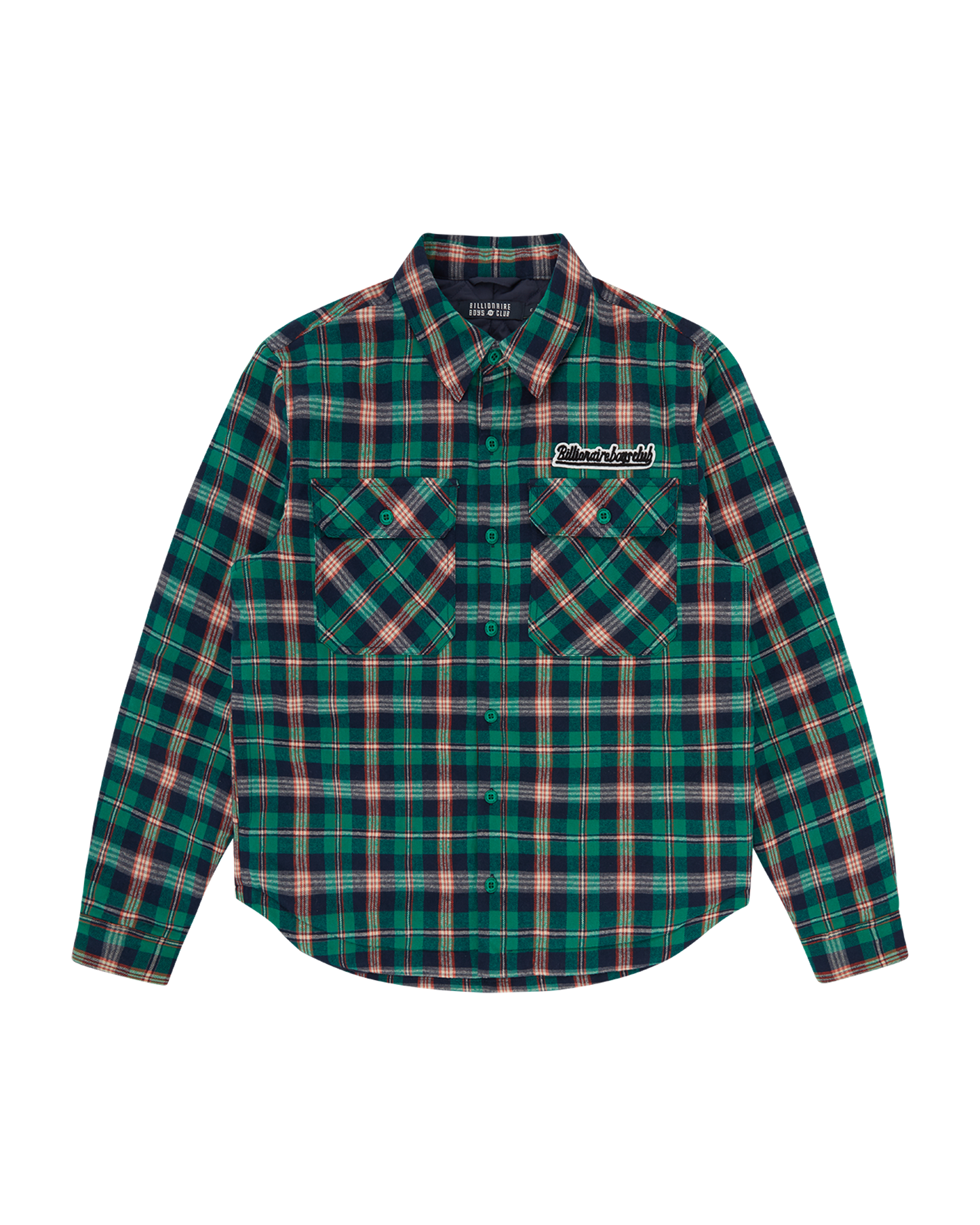 Padded Check Overshirt