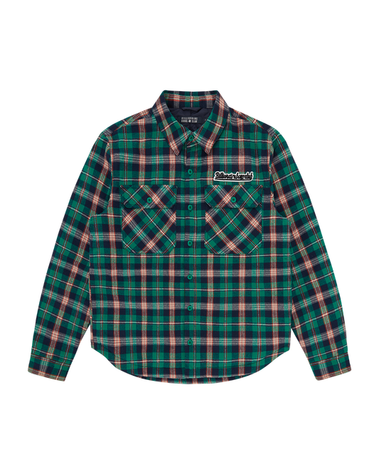 Padded Check Overshirt