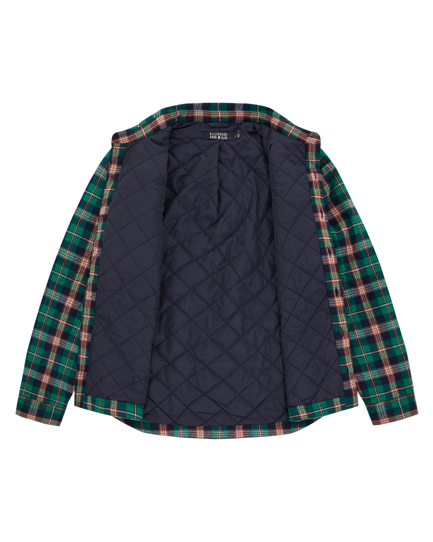 Padded Check Overshirt