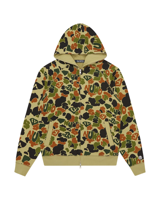 BBC x NUWO Camo Zip Through