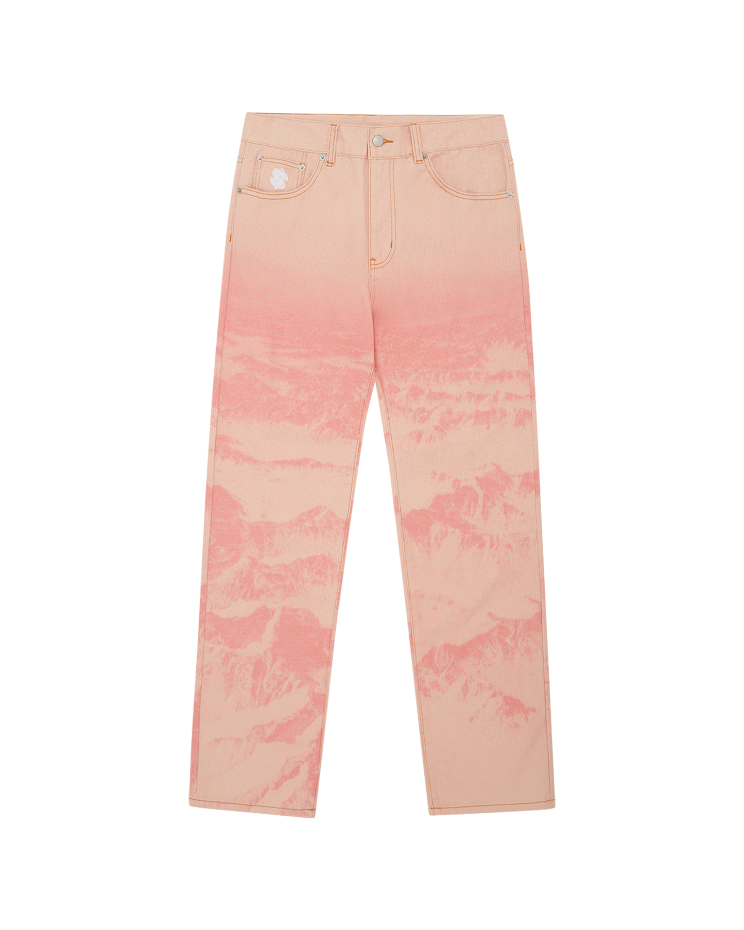 Mountain Print Astro Denim Pant