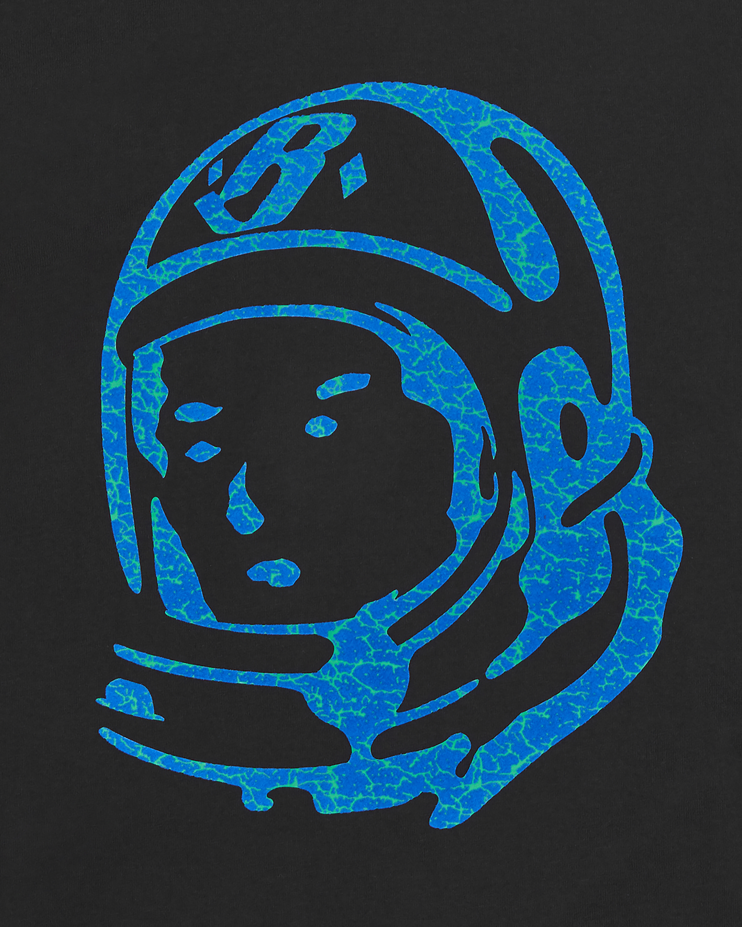 Cracked Flock Print Astro T-Shirt