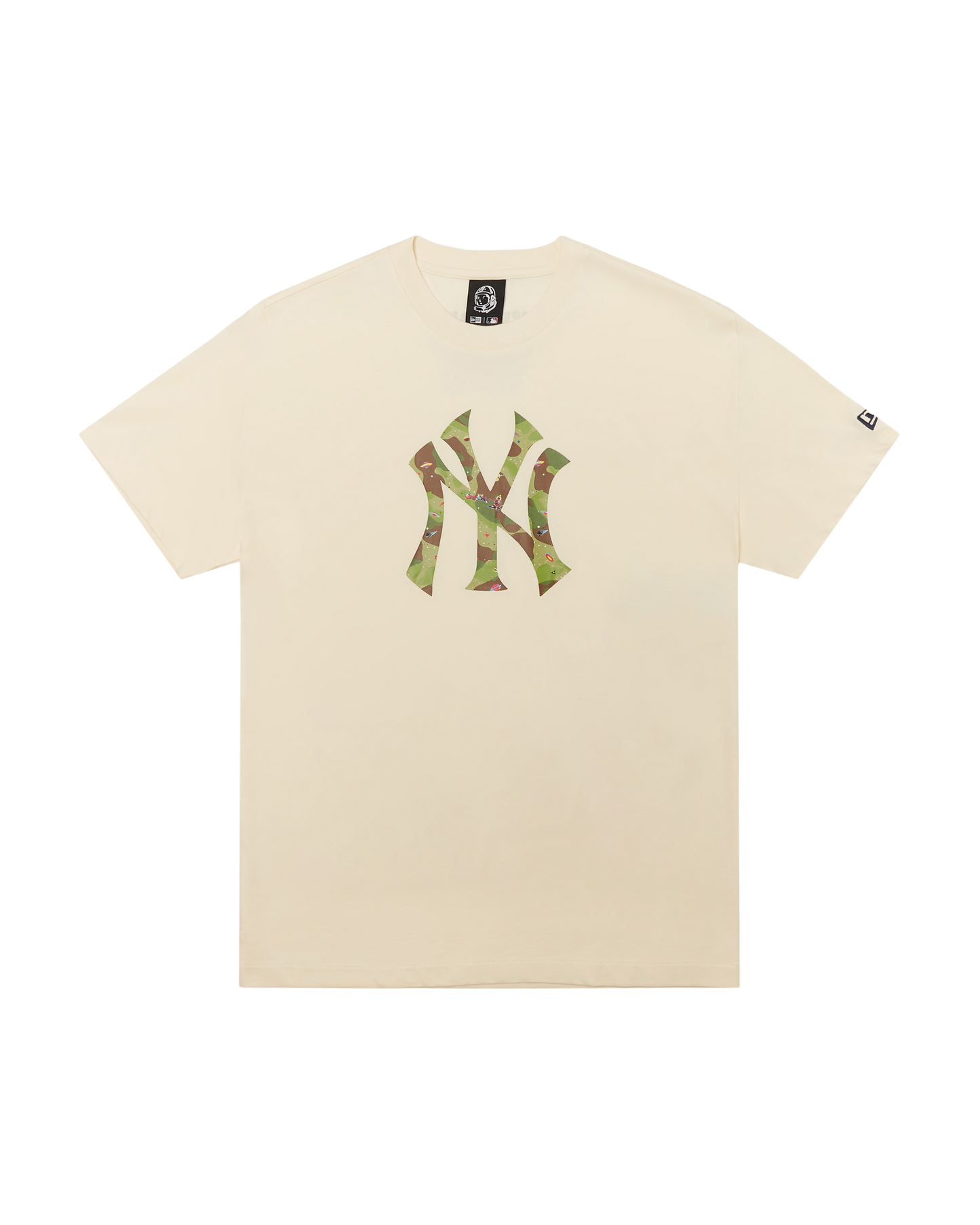 NY Yankees Space Camo Logo Tee