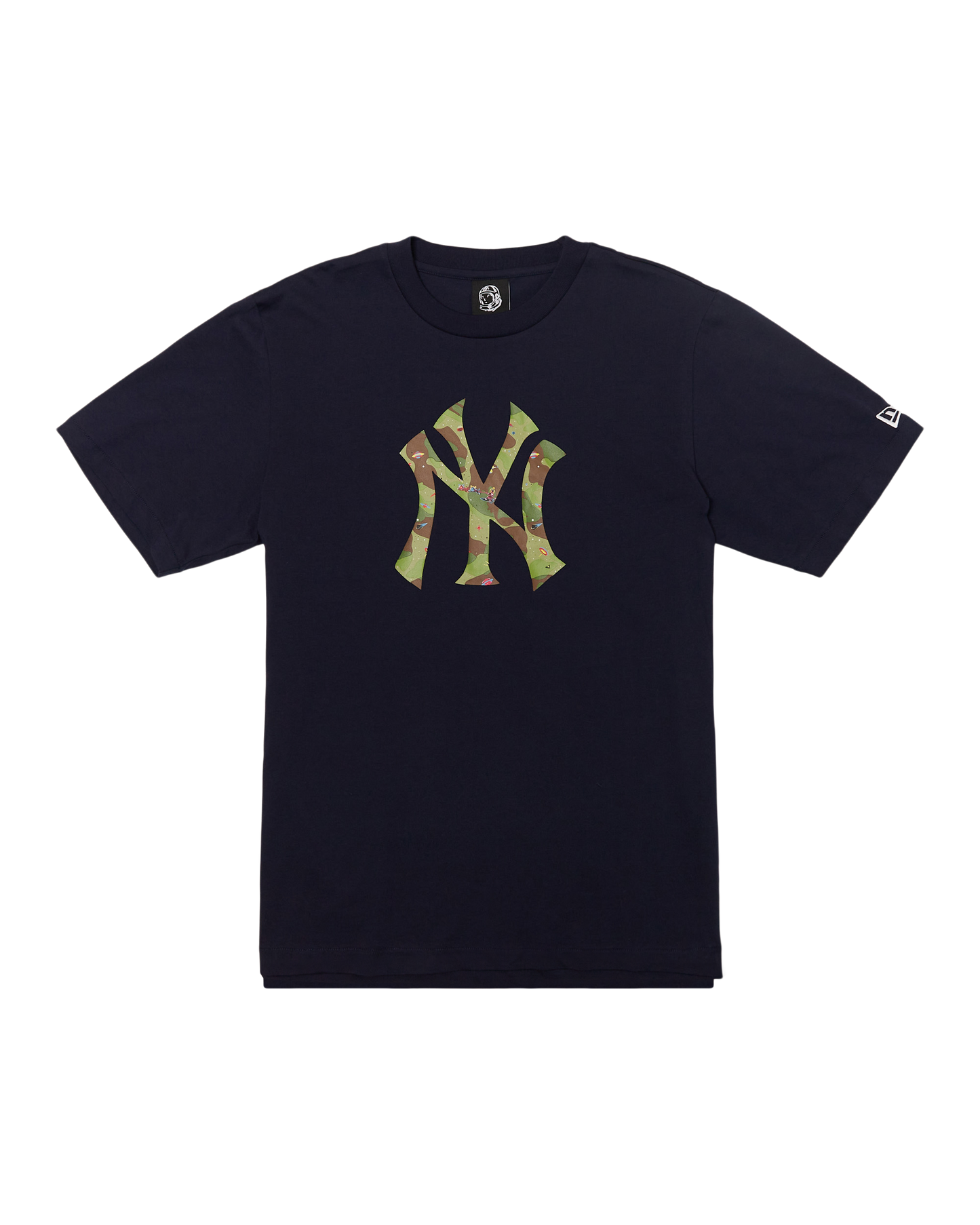 NY Yankees Space Camo Logo Tee