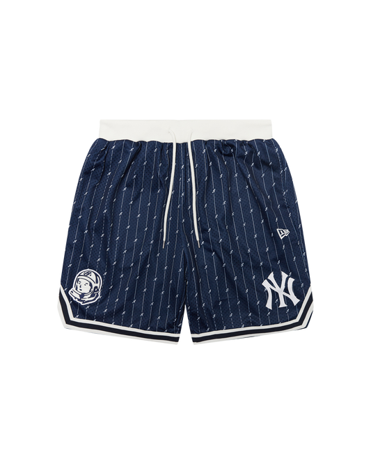NY Yankees Pinstripe Mesh Short