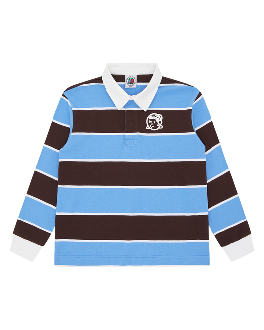 Kids Striped Long-Sleeve Rugby Shirt