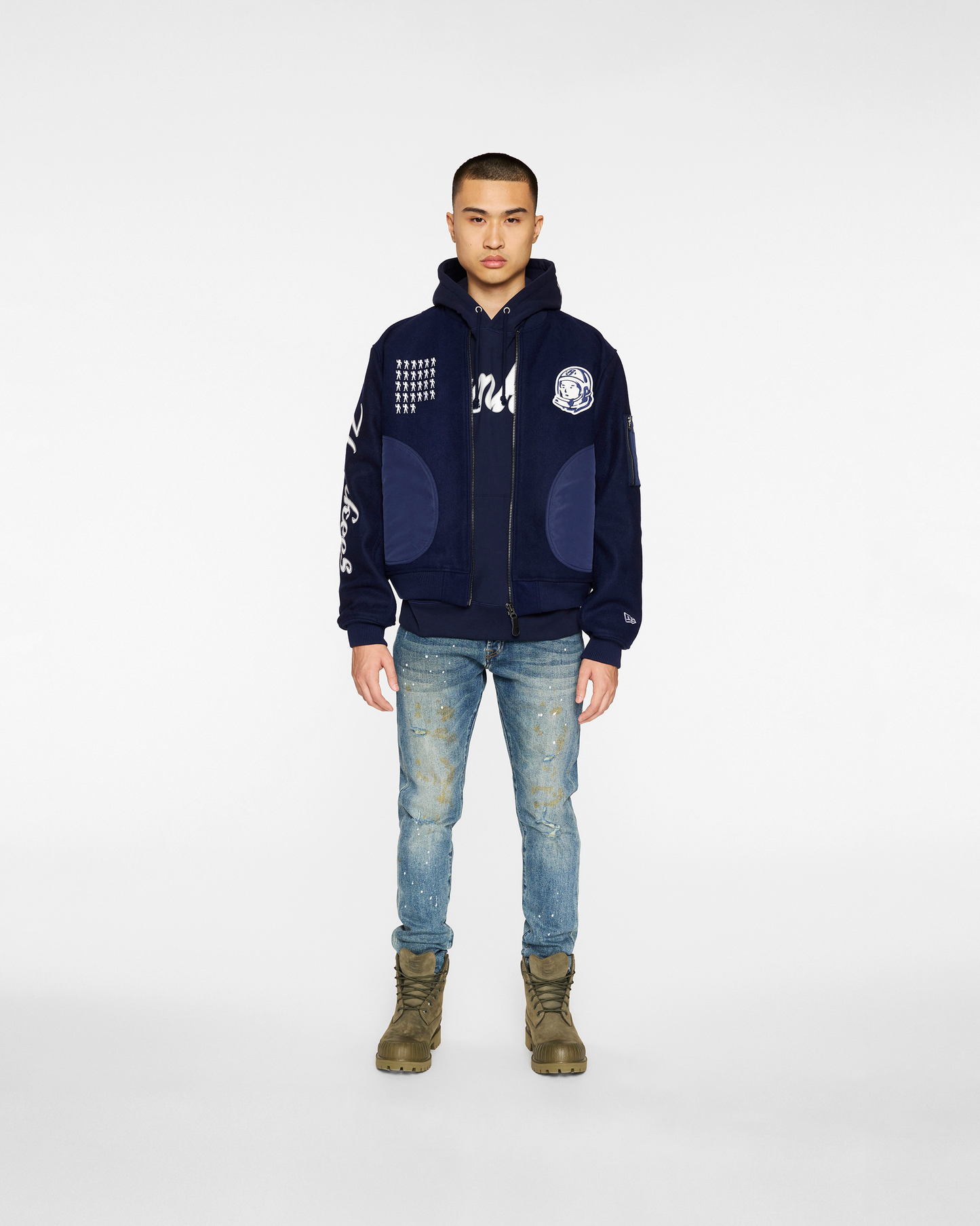 NY Yankees Heart & Mind Wool Bomber