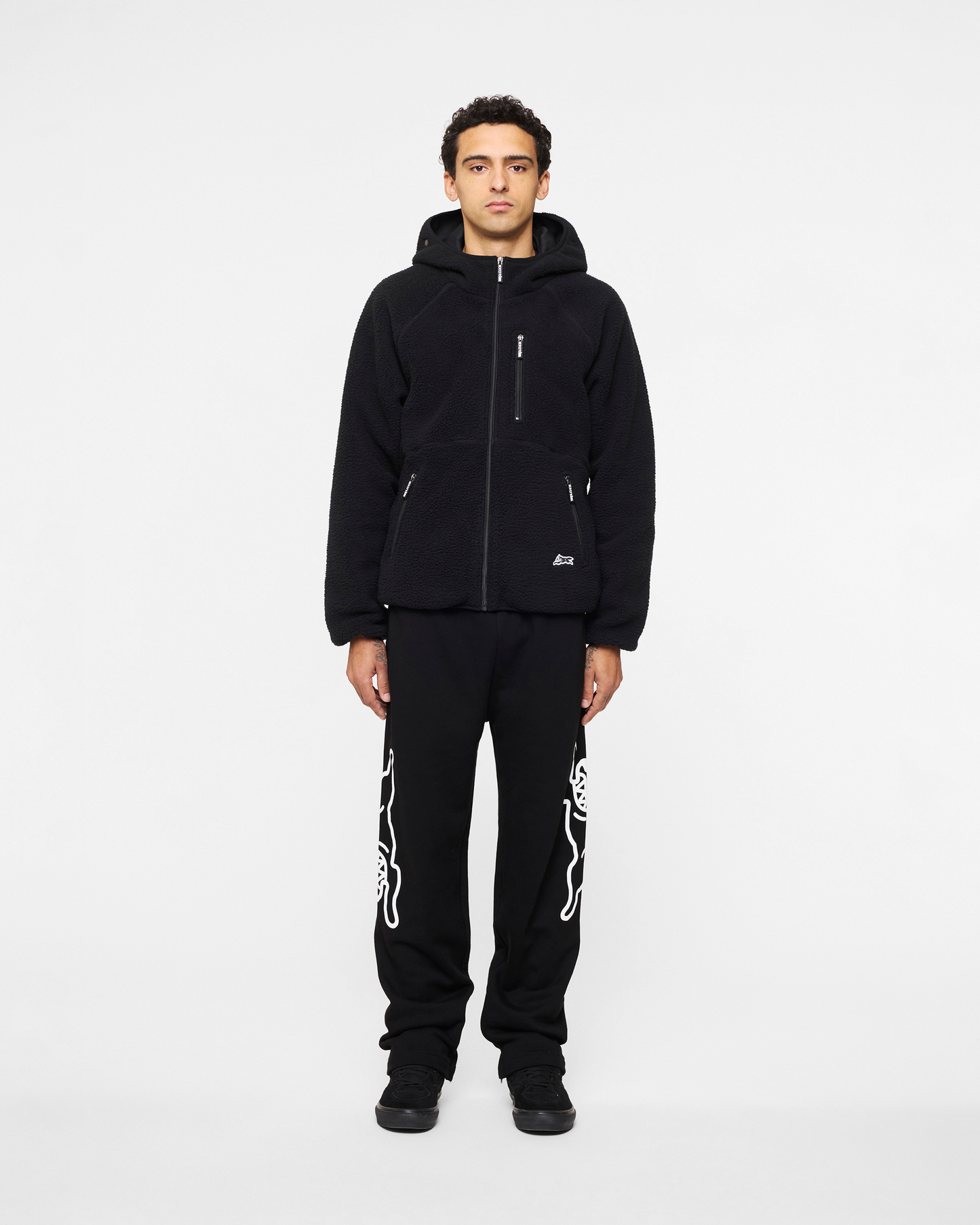 Grin Zip Front Hoodie