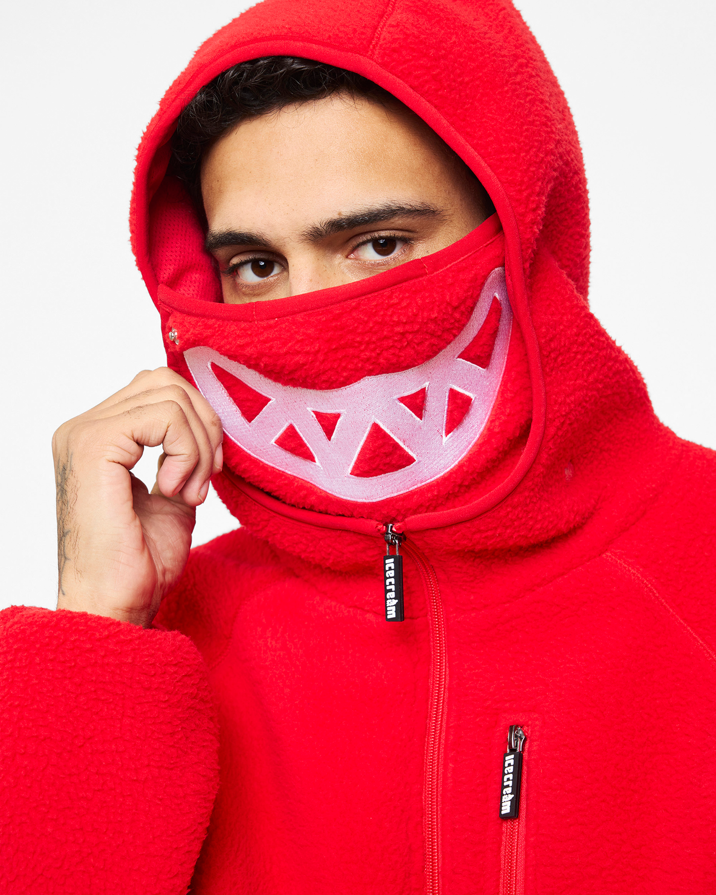 Grin Zip Front Hoodie