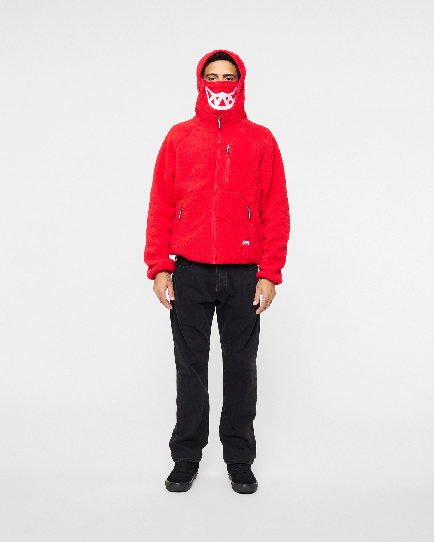 Grin Zip Front Hoodie