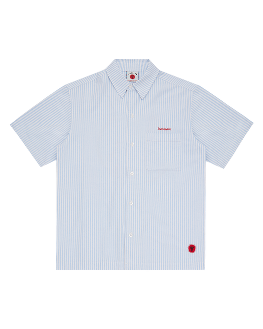 Diner Short-Sleeve Striped Shirt
