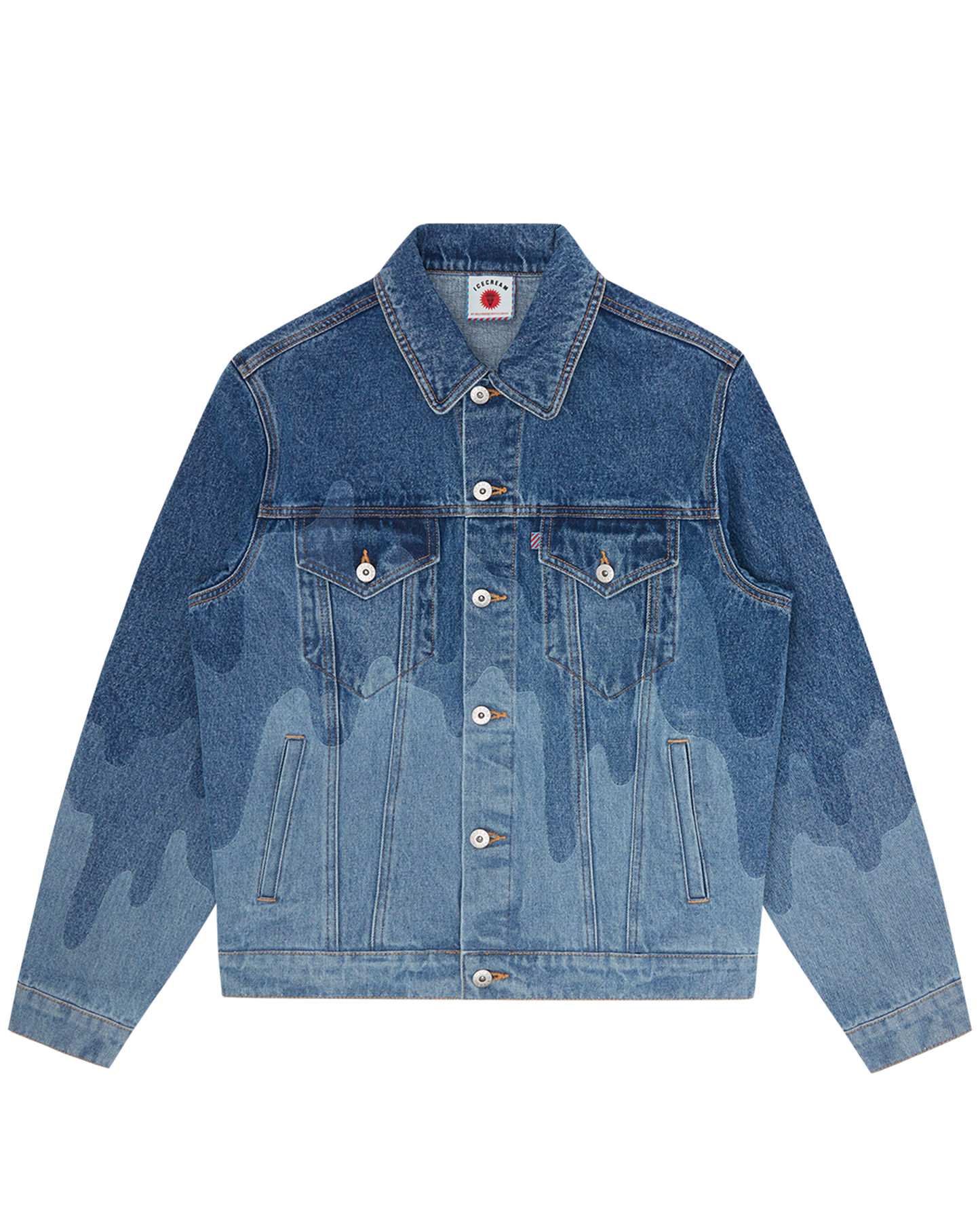 Lazer Drip Denim Trucker Jacket