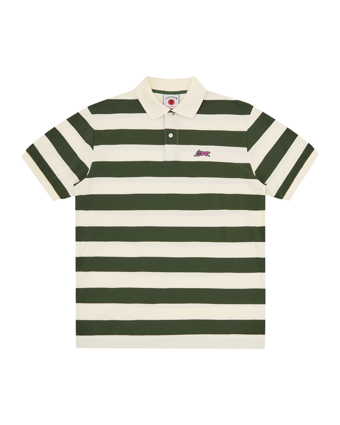 Running Dog Striped Rugby Top