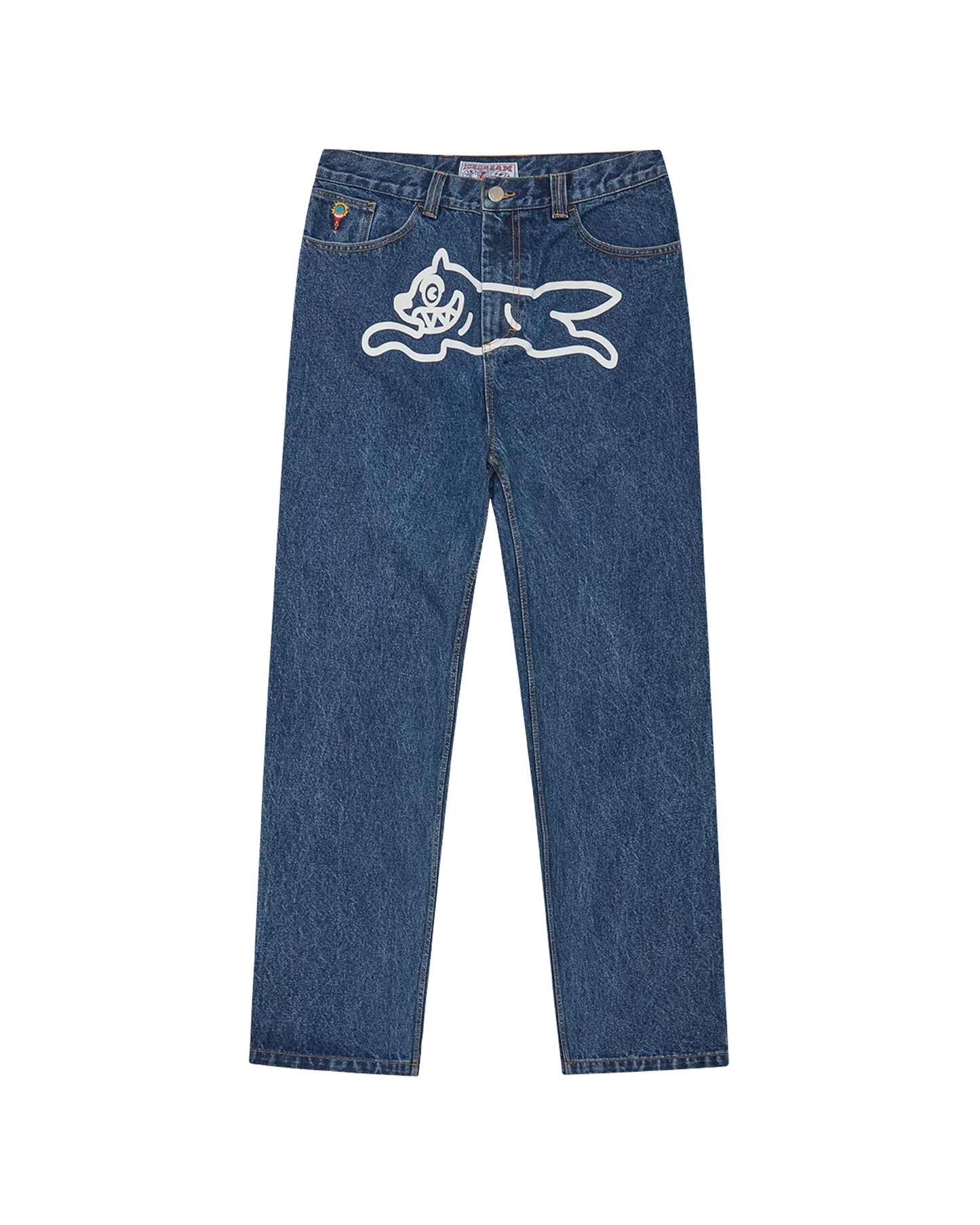 Running Dog Double Scoop Denim Pant