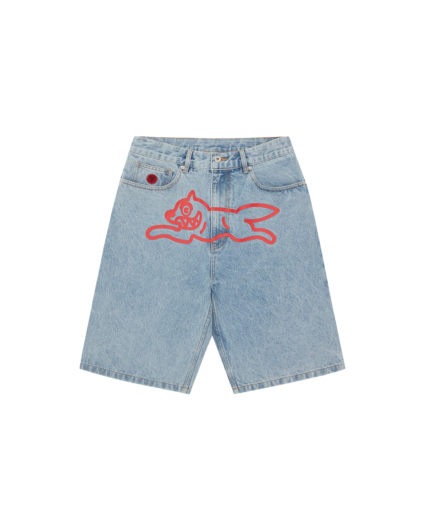 Running Dog Denim Shorts