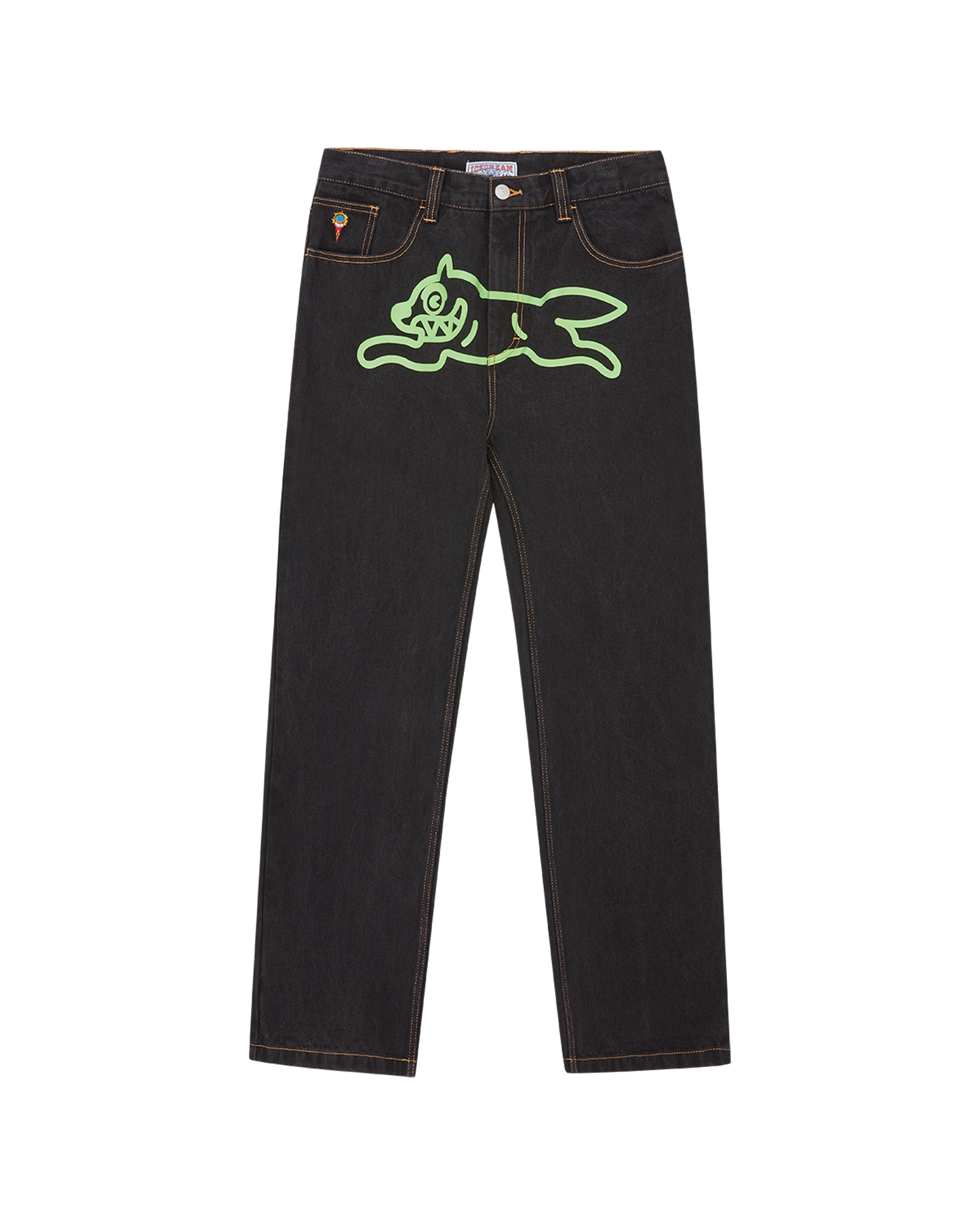 Running Dog Double Scoop Denim Pant