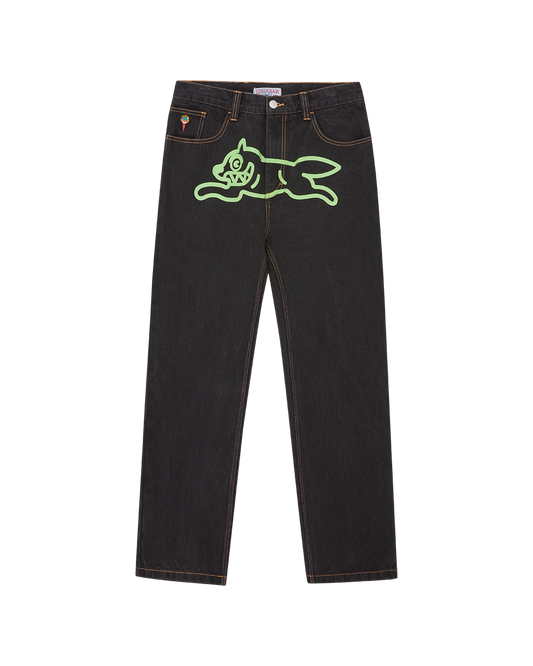 Running Dog Double Scoop Denim Pant