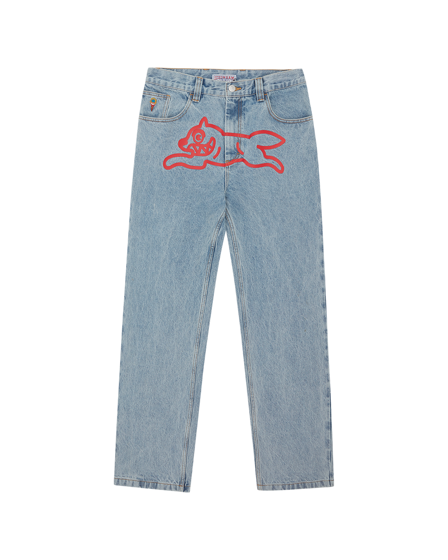 Running Dog Double Scoop Denim Pant