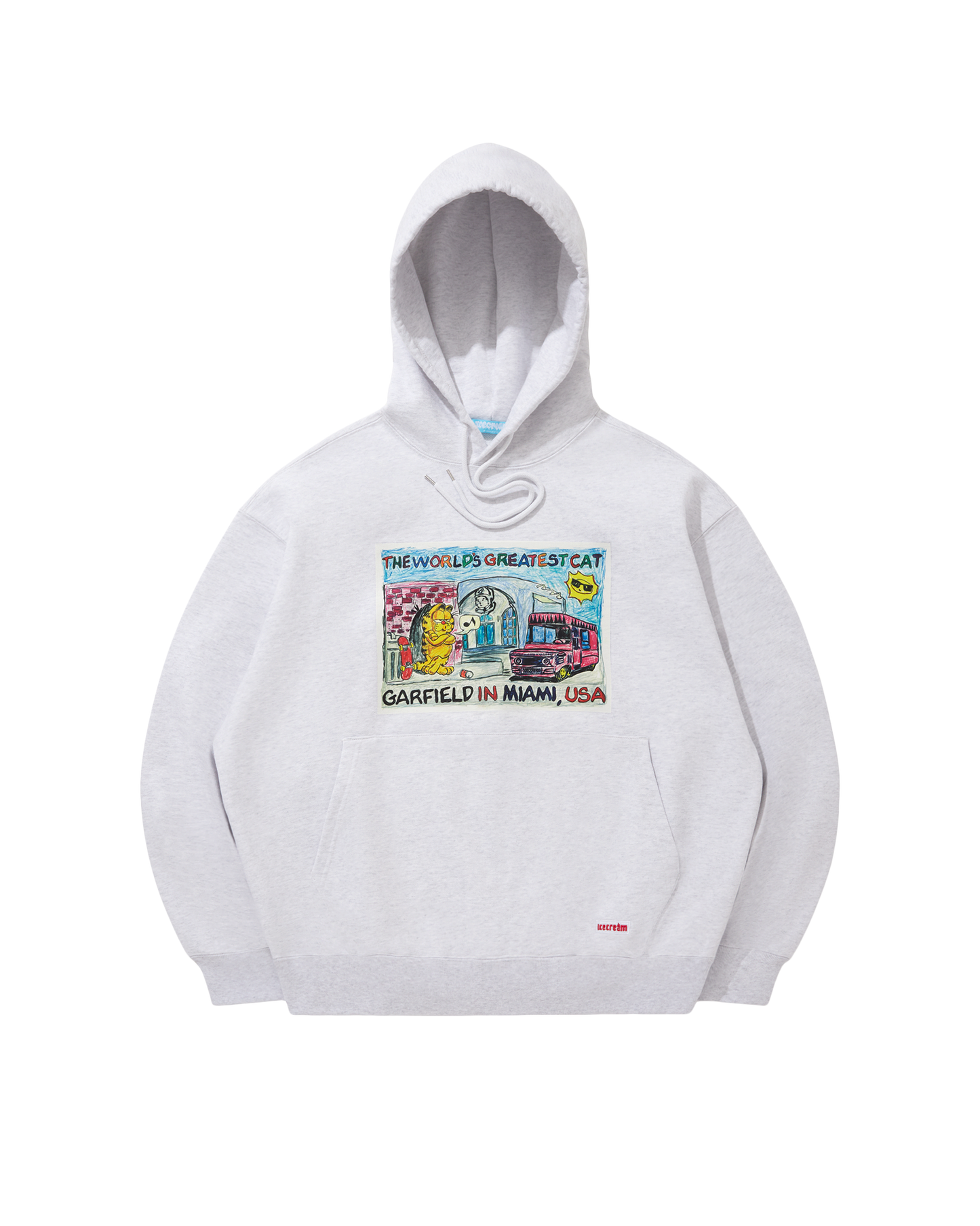 ICECREAM x Garfield Cotton Hoodie Miami