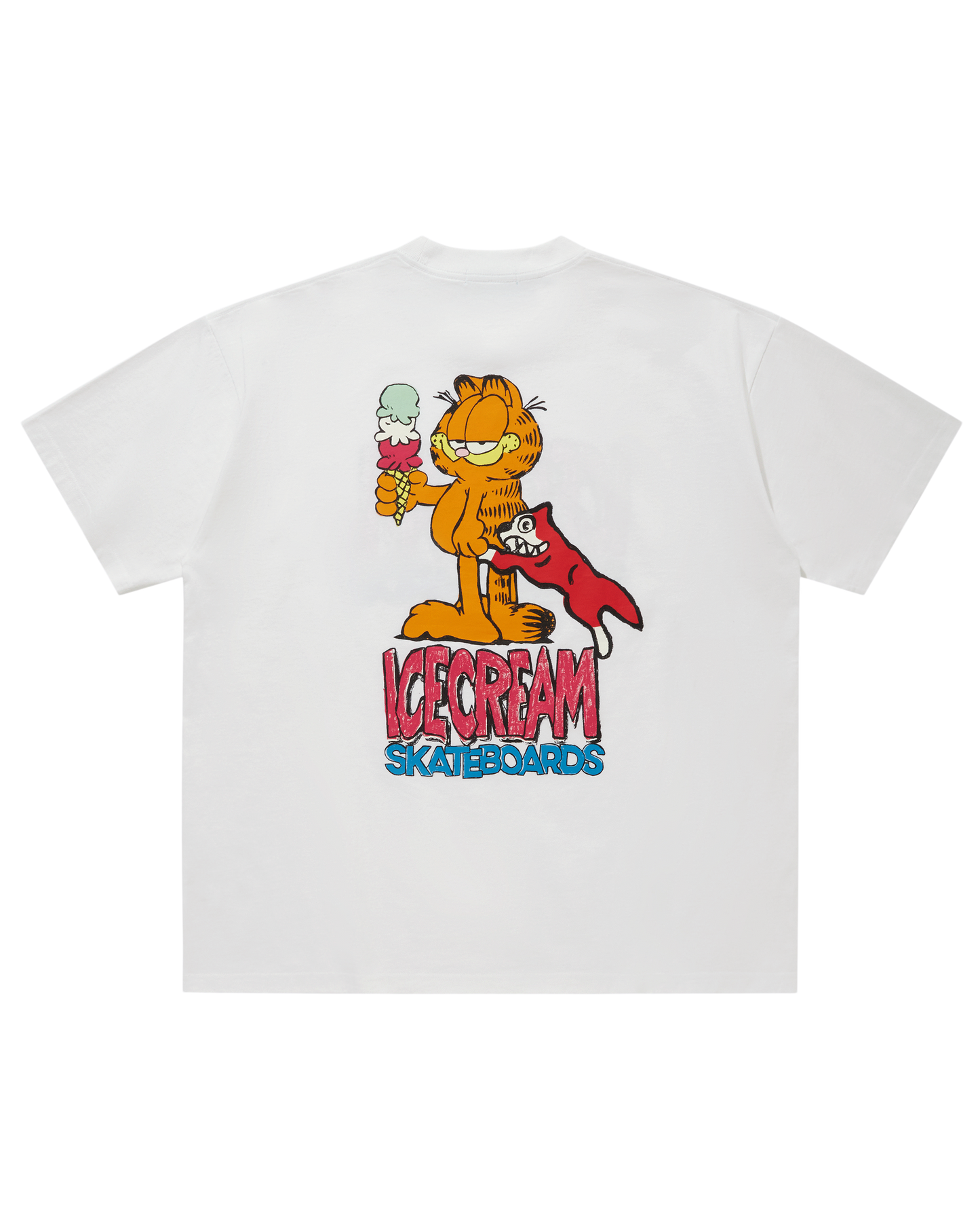 ICECREAM x Garfield Cotton T-Shirt Skateboards