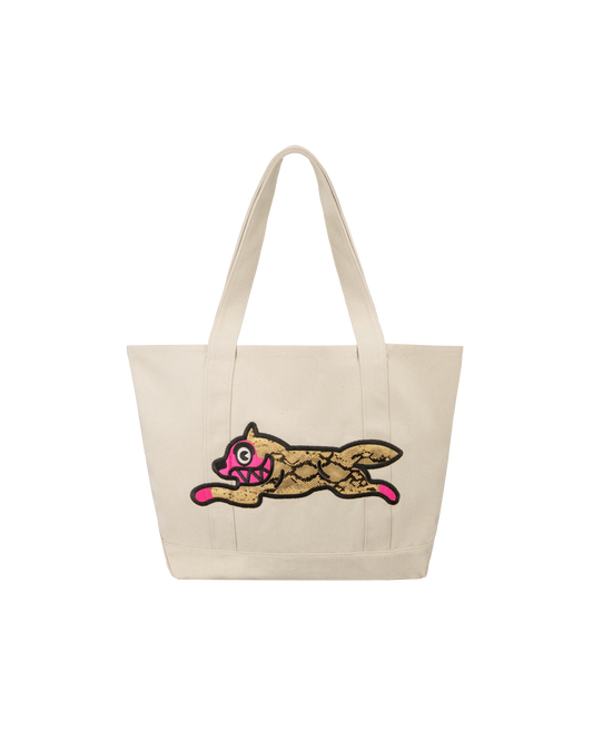 Snake Pattern Running Dog Totebag