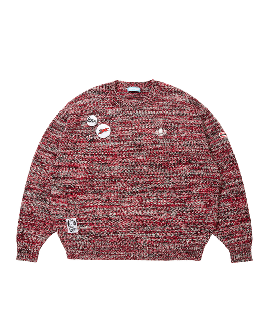 Mix Sweater with Badge