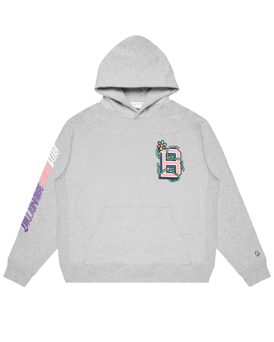 Collegiate B Flower Hoodie