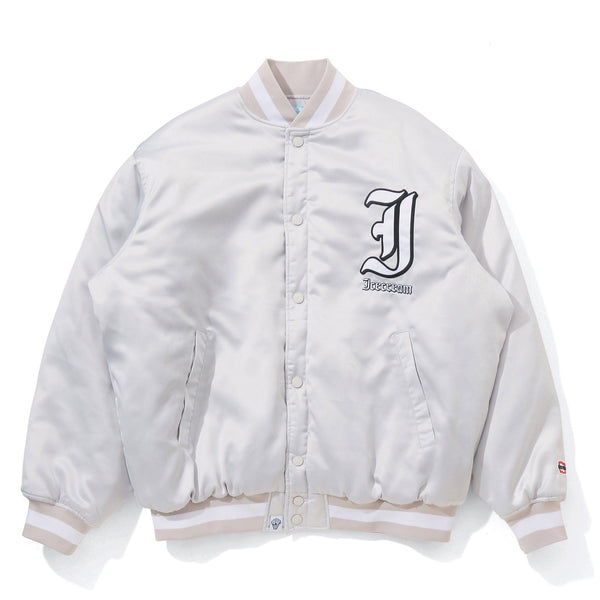 SATIN VARSITY JACKET