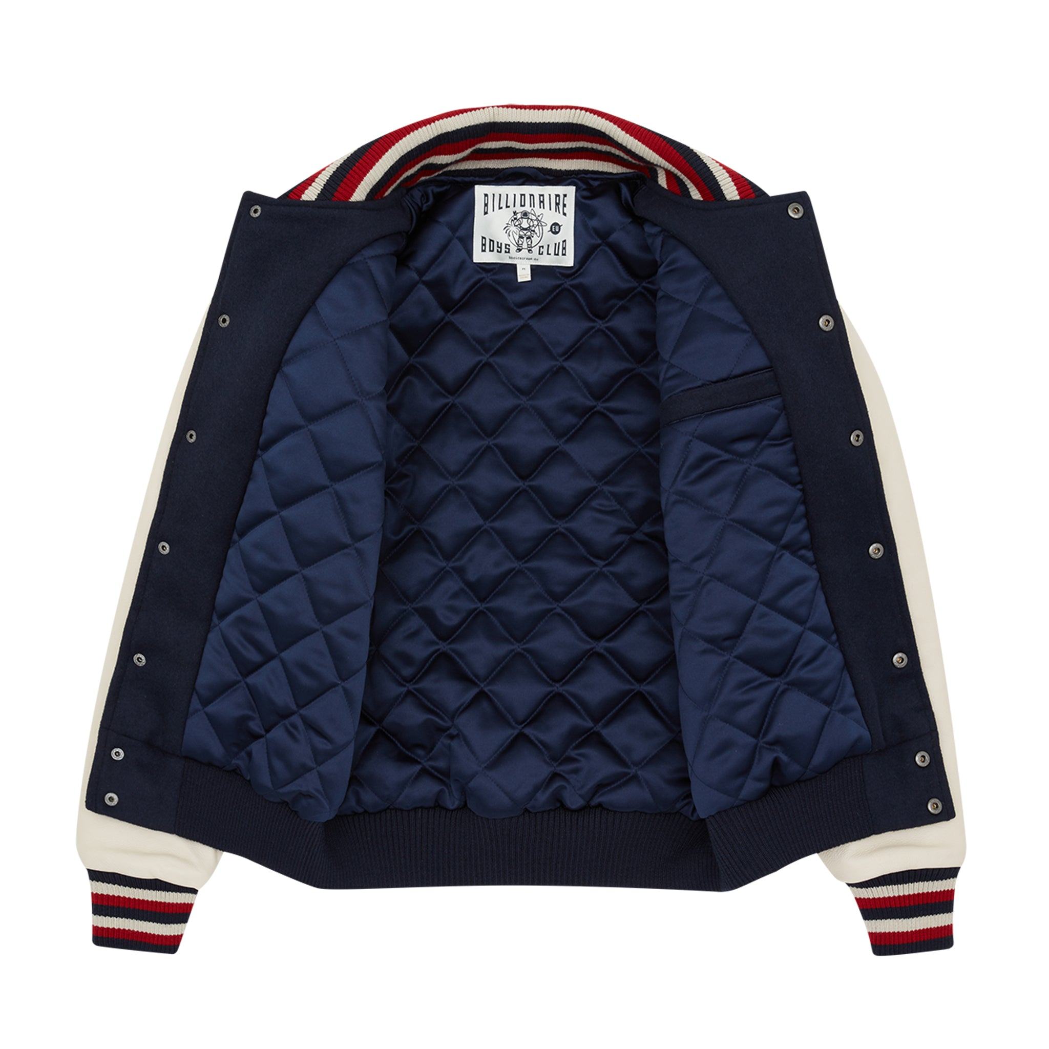 Urban Bliss Navy Varsity Bomber Jacket