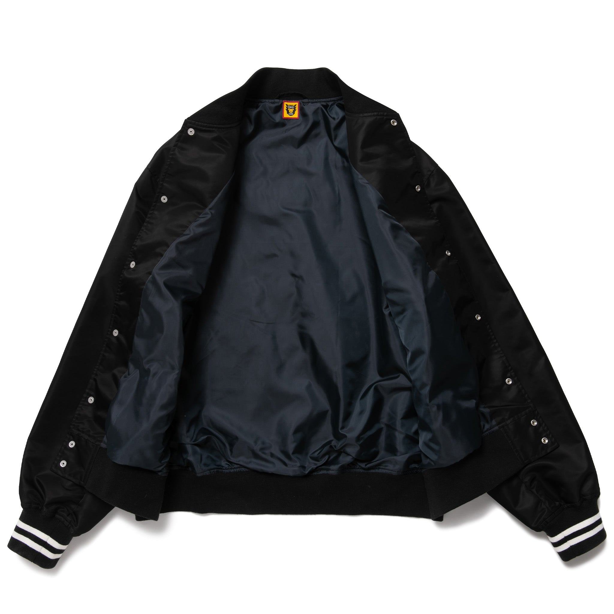 HUMAN MADE NYLON STADIUM JACKET BLACK L - アウター