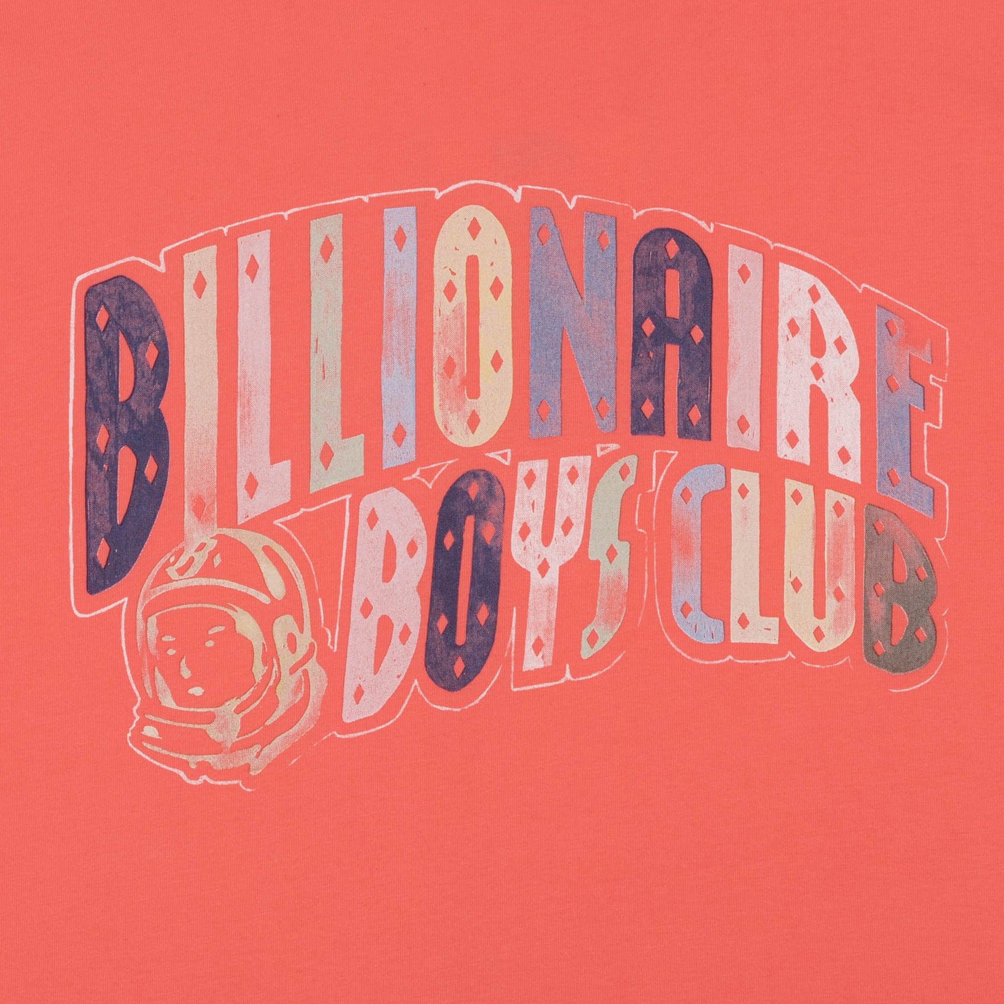 Billionaire Boys Club Astro Helmet Logo T-Shirt Coral Pink