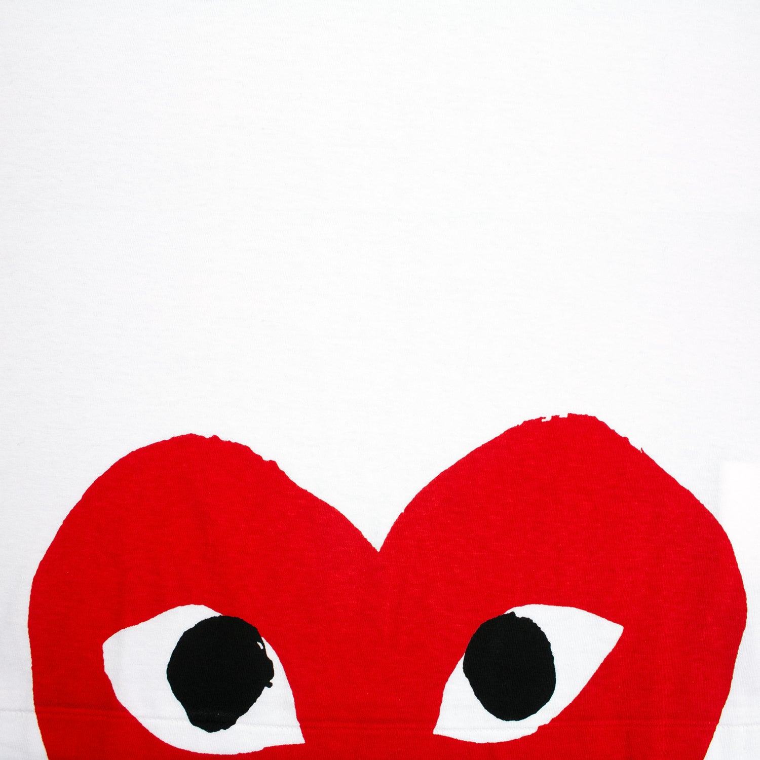 Comme des garcons heart hot sale logo