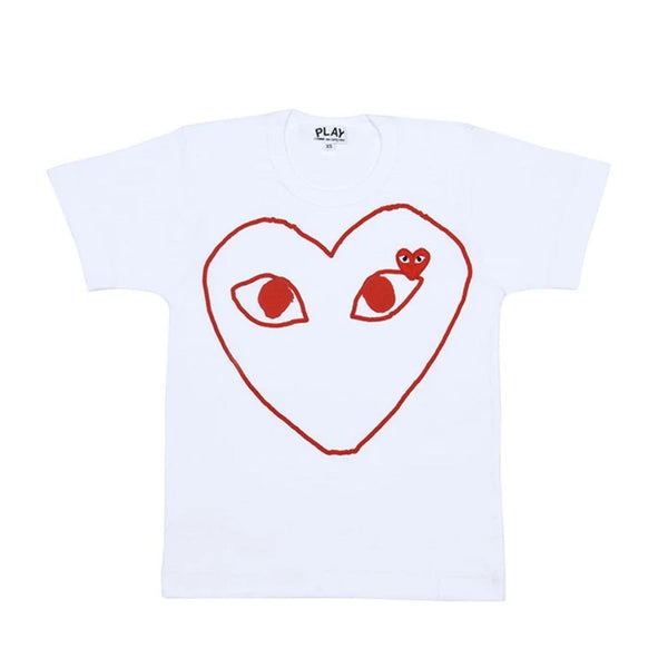 Comme des Garçons Big Heart Blue Eyes T-Shirt