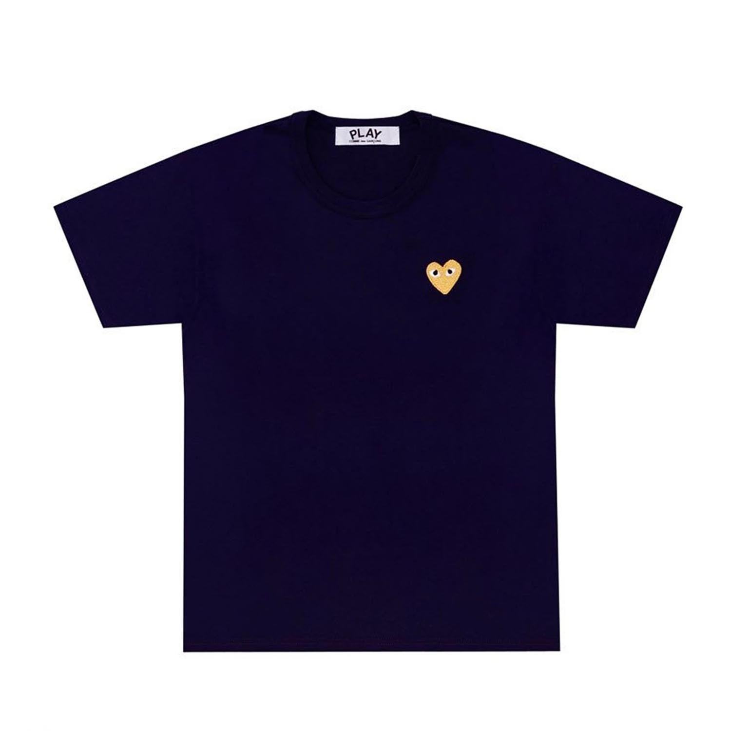 T-SHIRT WITH SMALL GOLD HEART